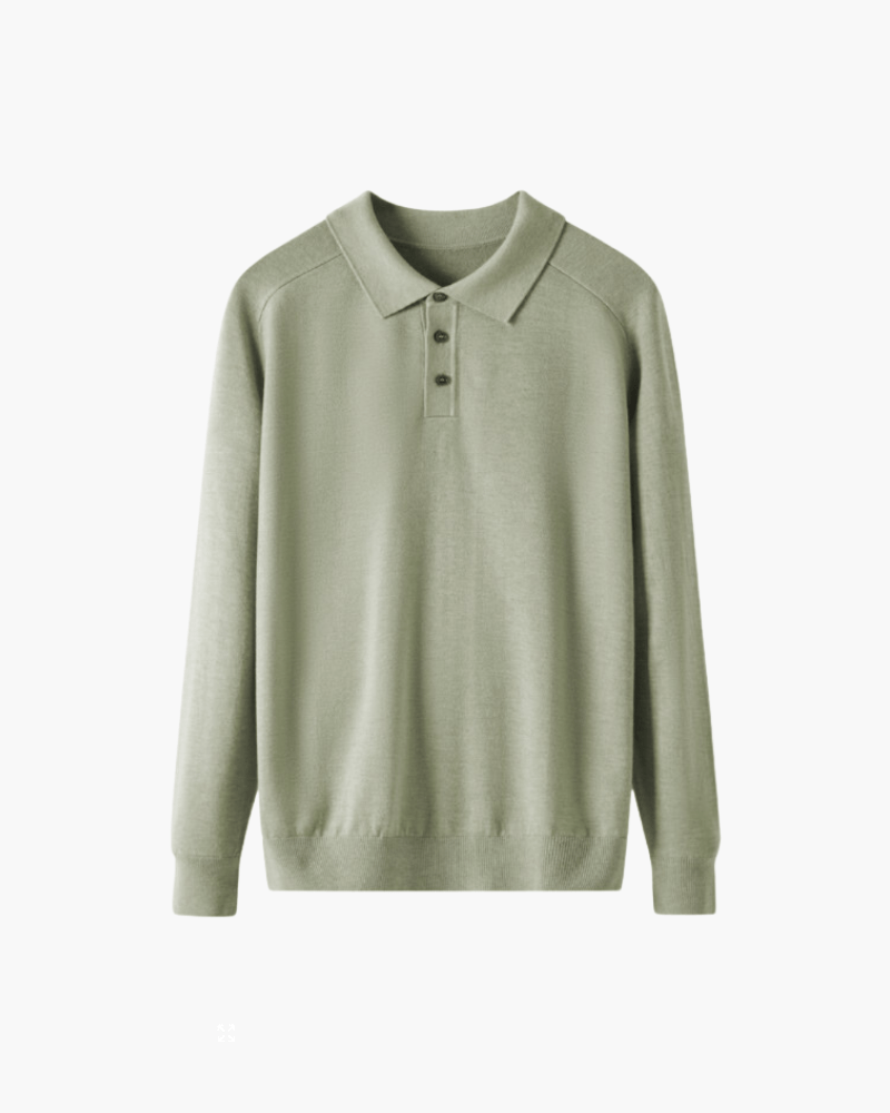 100% Premium Wool Polo - Beauté Sculptante