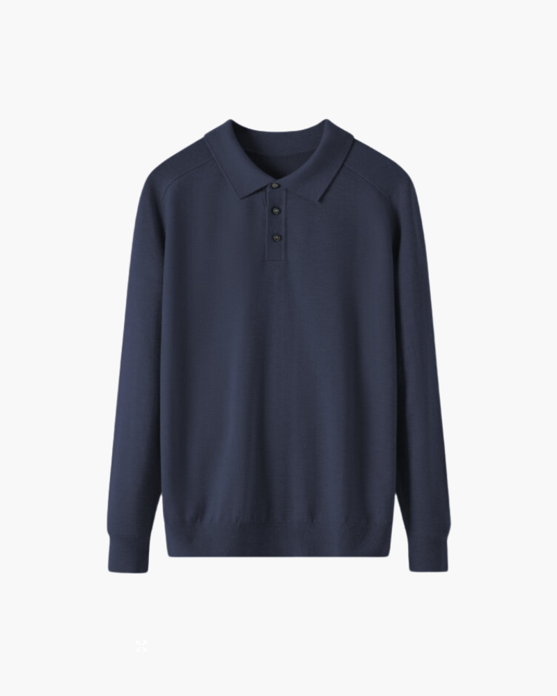 100% Premium Wool Polo - Beauté Sculptante