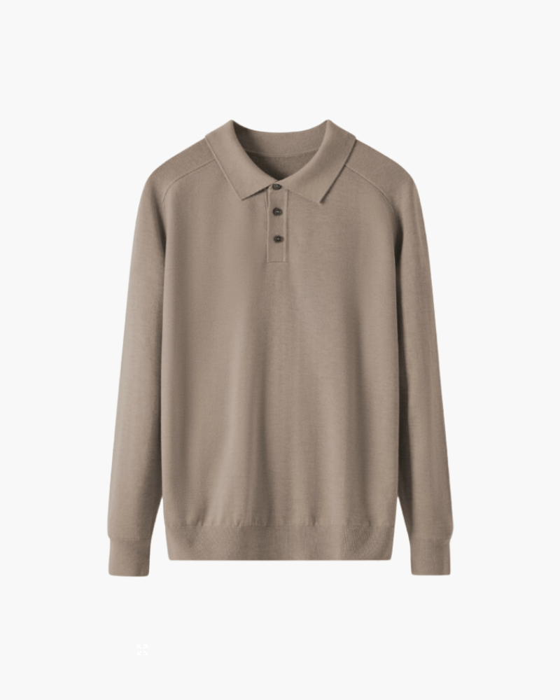 100% Premium Wool Polo - Beauté Sculptante