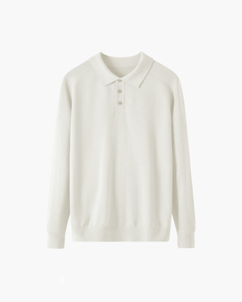100% Premium Wool Polo - Beauté Sculptante