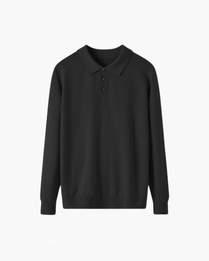 100% Premium Wool Polo - Beauté Sculptante