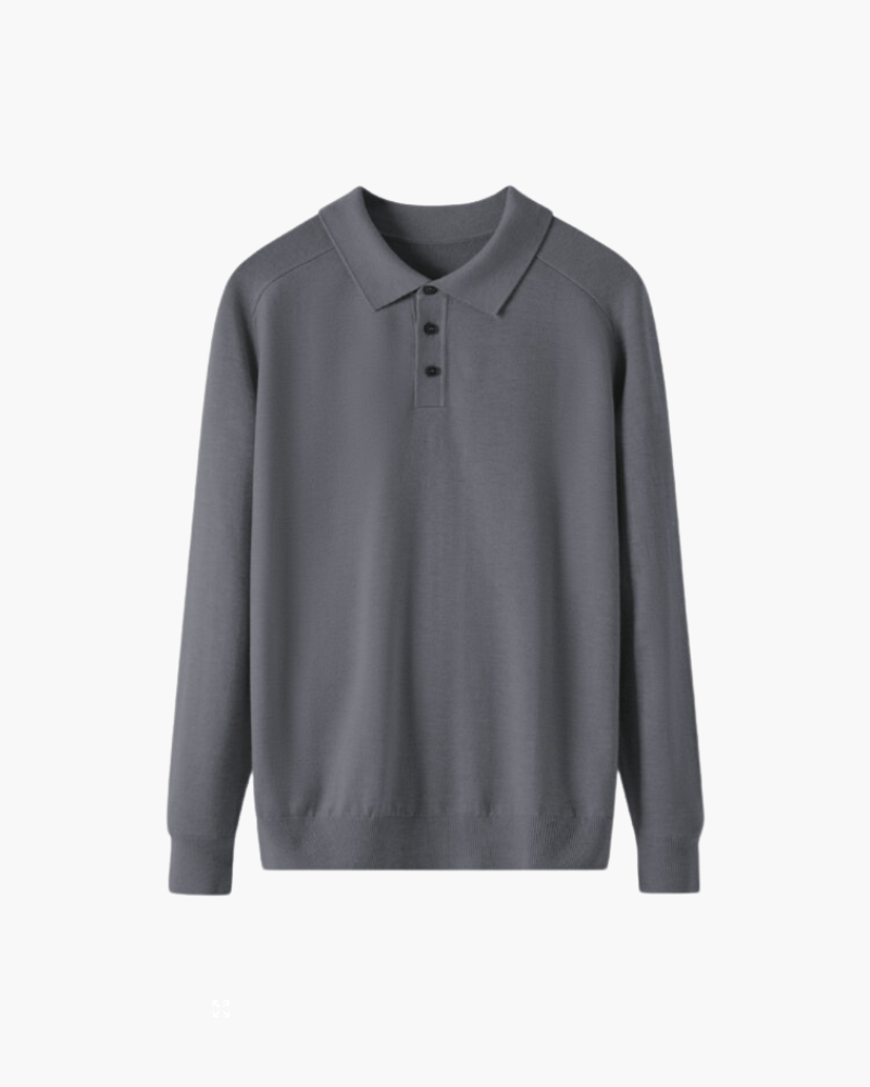 100% Premium Wool Polo - Beauté Sculptante