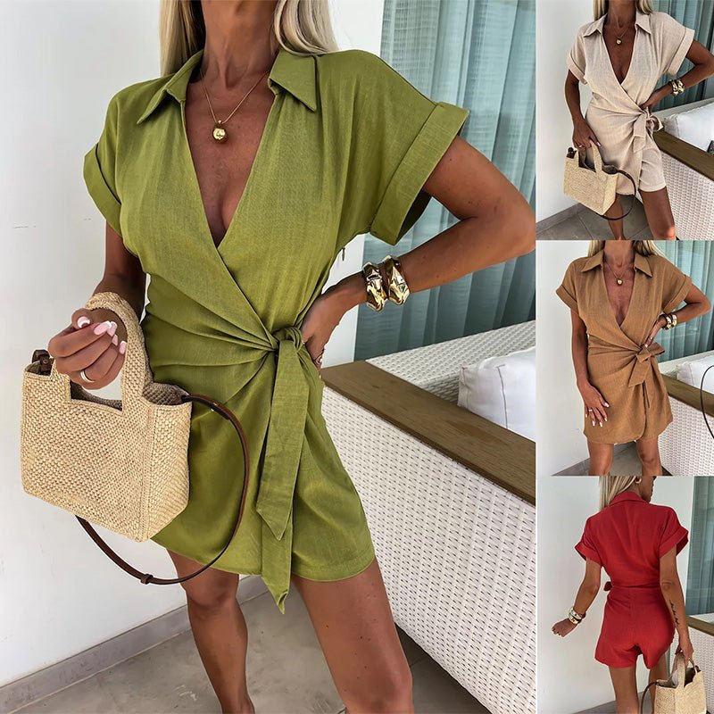 Chelsea™ | Robe d'Été avec Décolleté en V - Beauté Sculptante