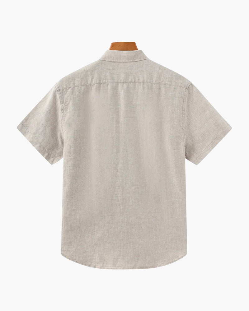 Chemise en lin Cape Town (manches courtes) - Beauté Sculptante