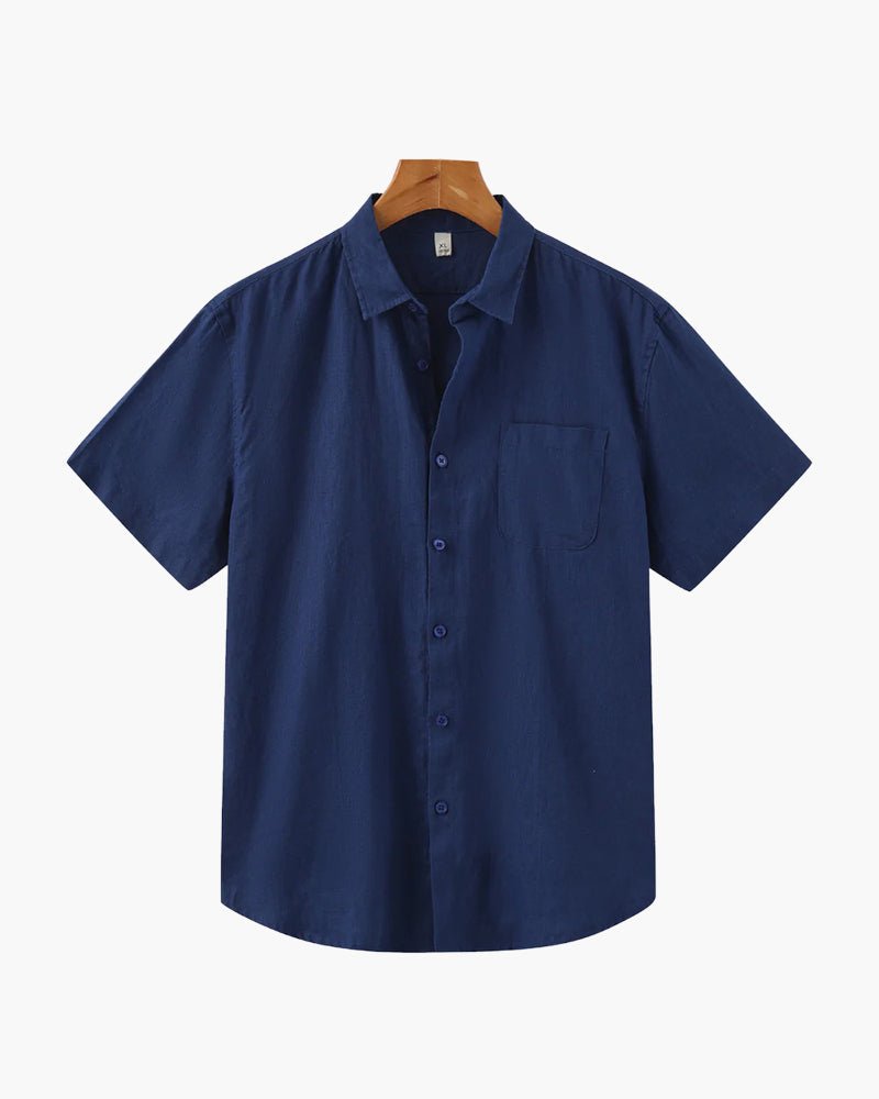 Chemise en lin Cape Town (manches courtes) - Beauté Sculptante