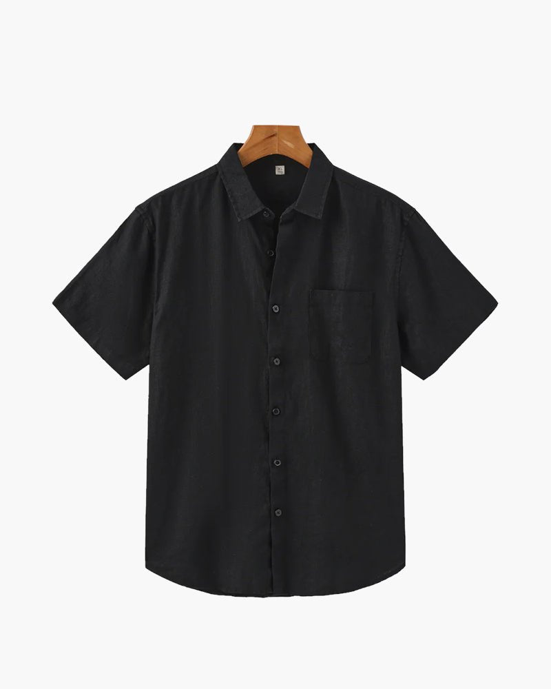 Chemise en lin Cape Town (manches courtes) - Beauté Sculptante