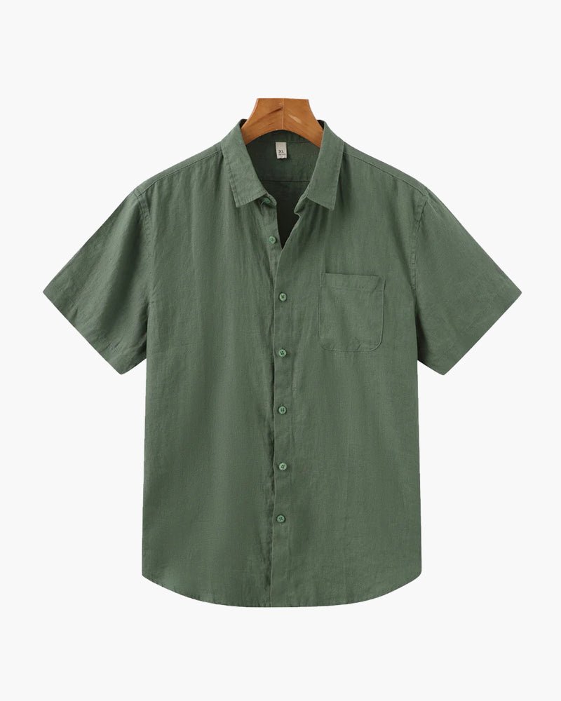Chemise en lin Cape Town (manches courtes) - Beauté Sculptante