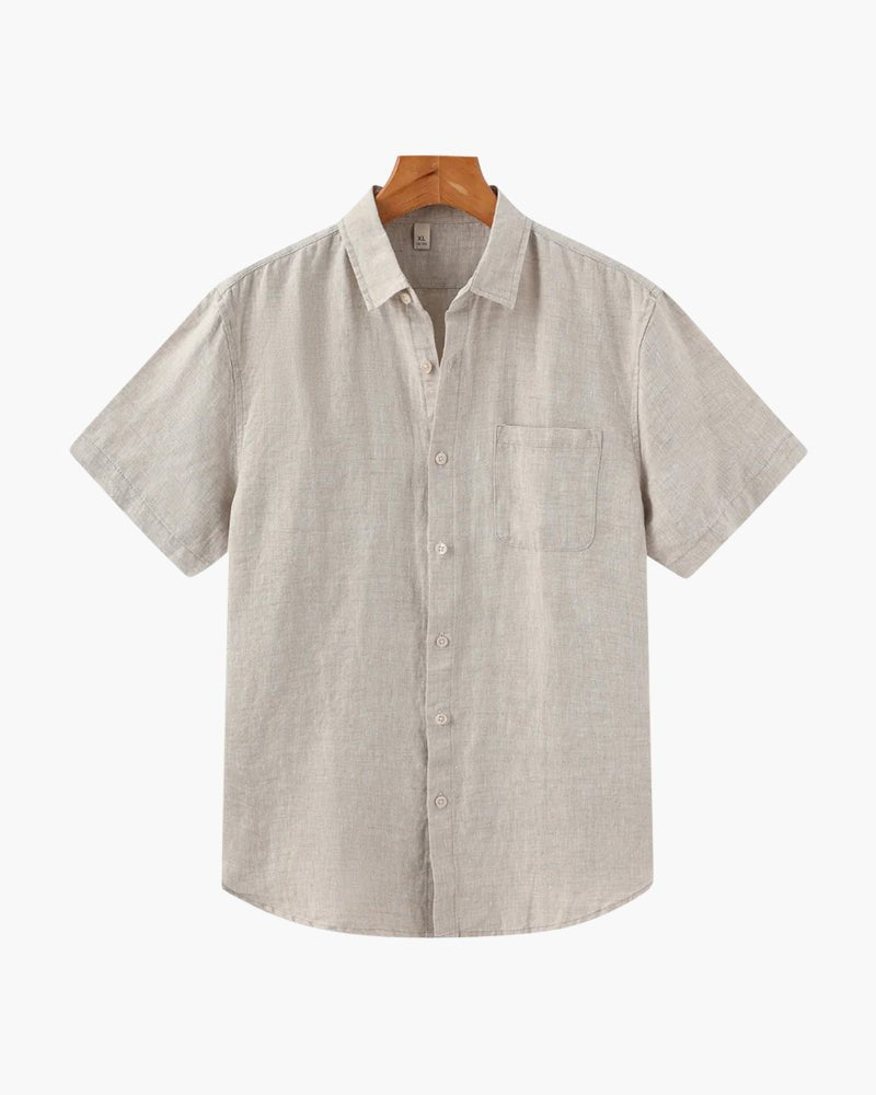 Chemise en lin Cape Town (manches courtes) - Beauté Sculptante