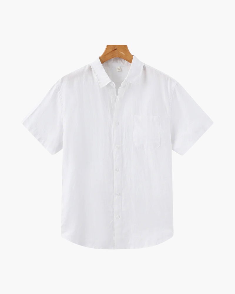 Chemise en lin Cape Town (manches courtes) - Beauté Sculptante