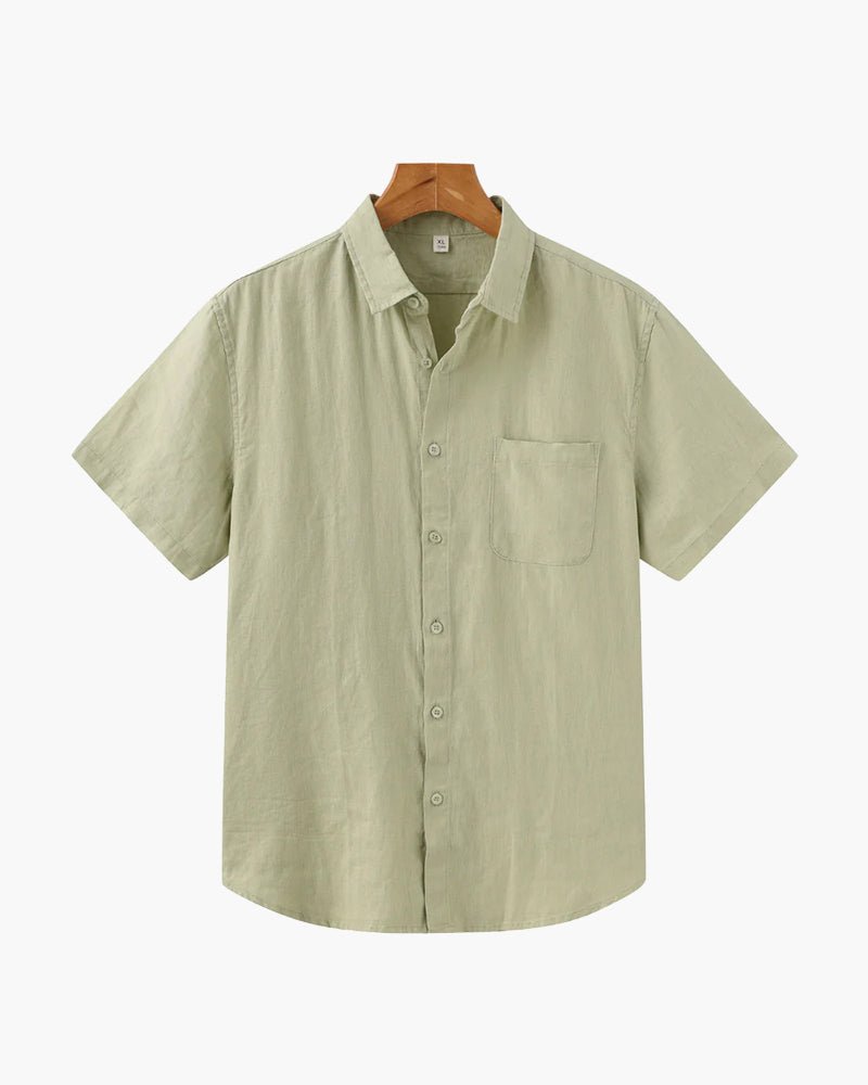 Chemise en lin Cape Town (manches courtes) - Beauté Sculptante