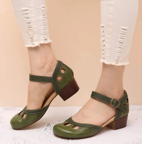 Fria | Sandales à talons bas confortables