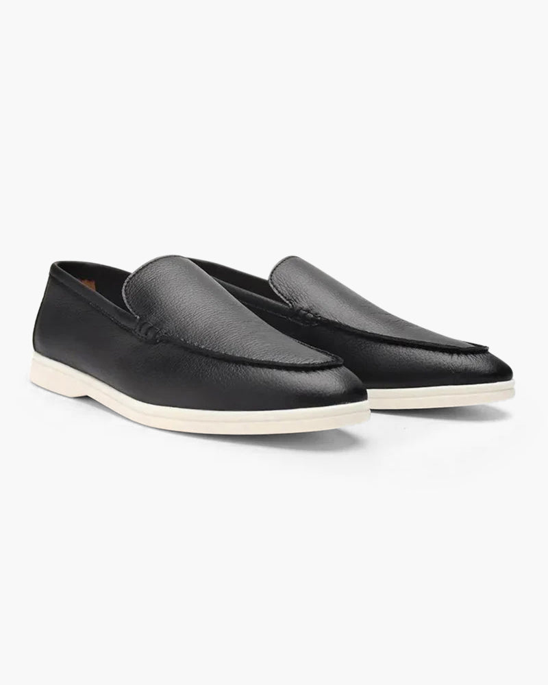 Mocassins en cuir de vachette Old Money - Beauté Sculptante