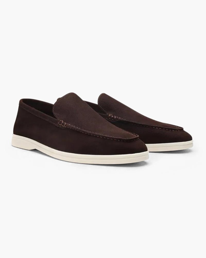 Mocassins en cuir de vachette Old Money - Beauté Sculptante