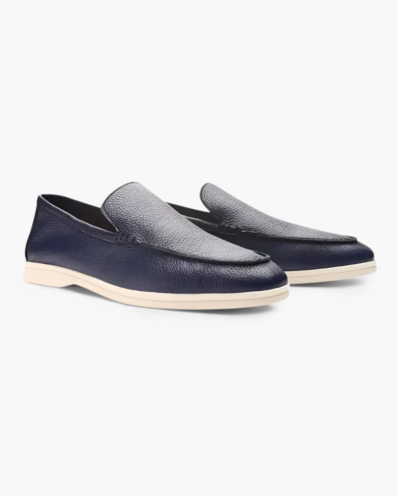 Mocassins en cuir de vachette Old Money - Beauté Sculptante