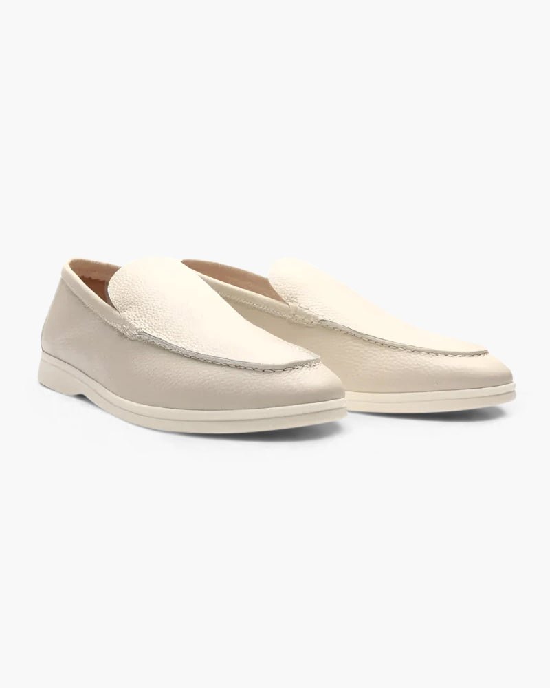 Mocassins en cuir de vachette Old Money - Beauté Sculptante