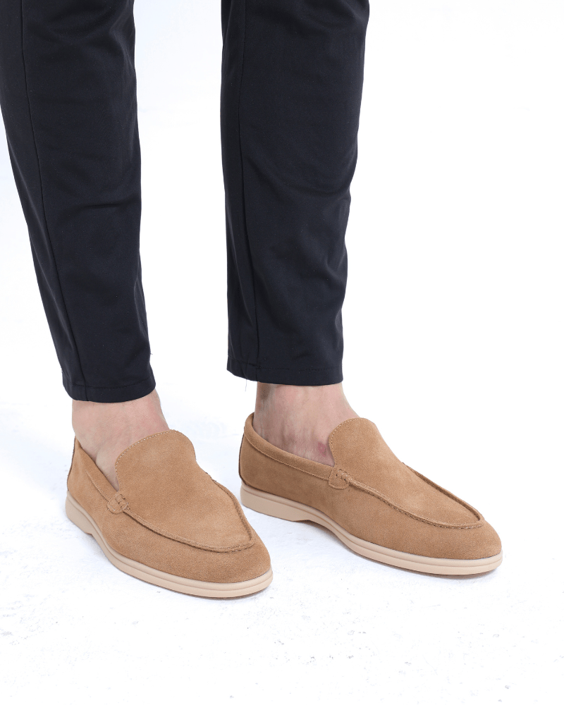 Mocassins en daim Old Money - Beauté Sculptante