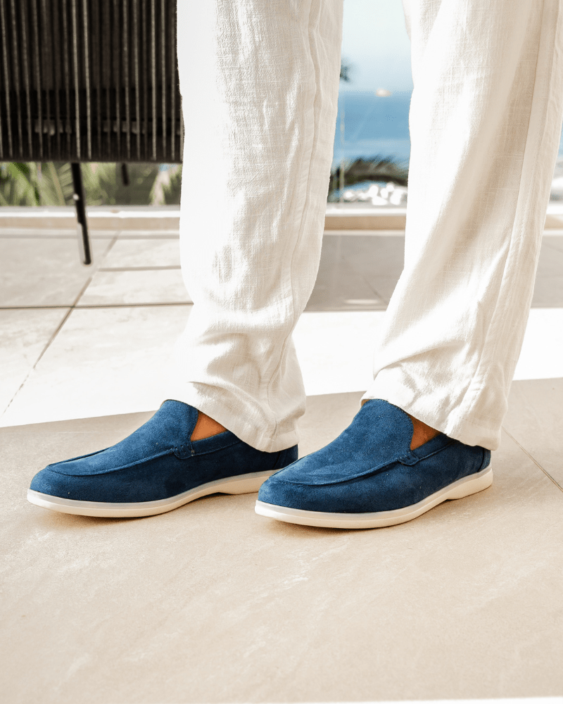 Mocassins en daim Old Money - Beauté Sculptante