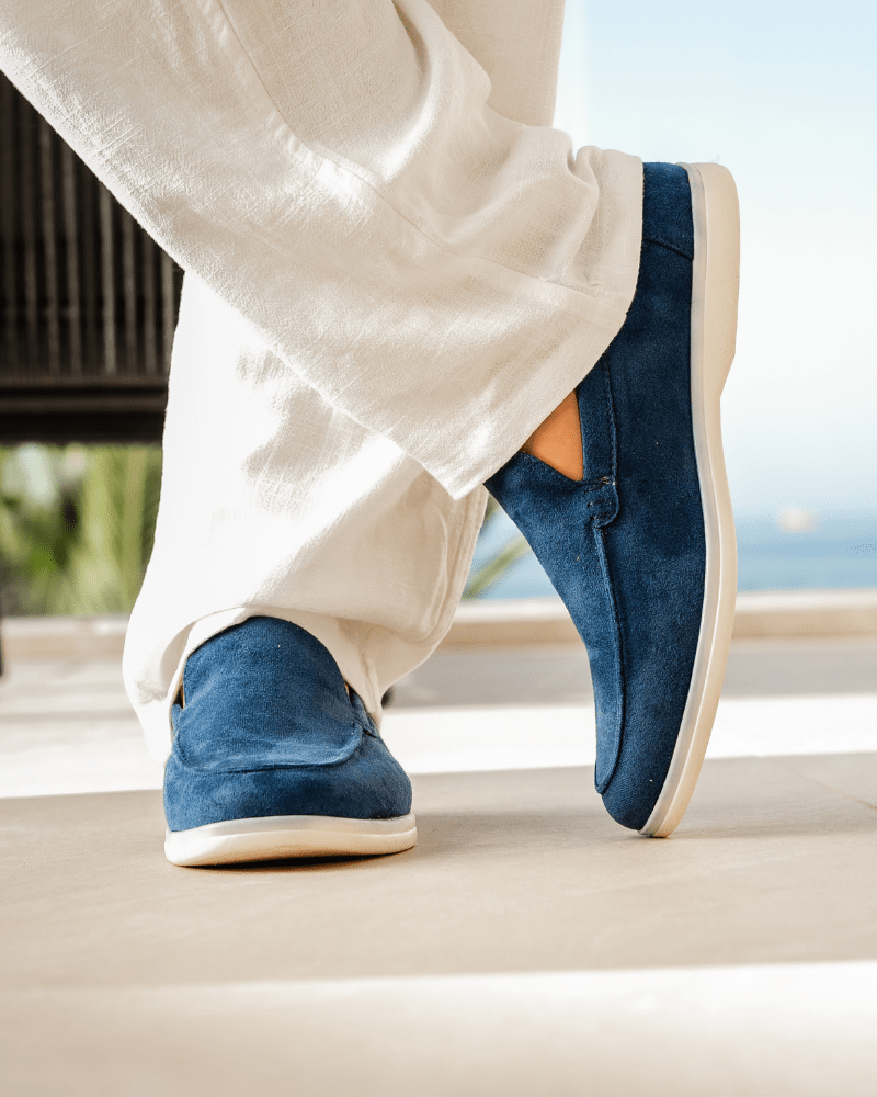 Mocassins en daim Old Money - Beauté Sculptante