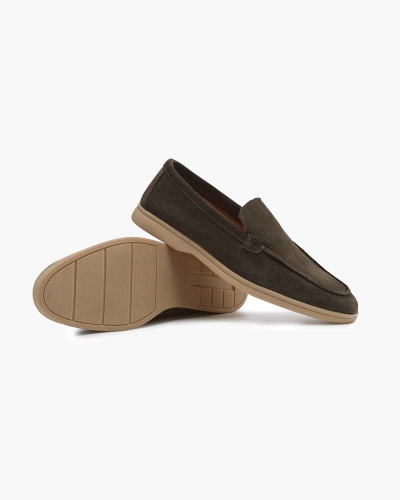 Mocassins en daim Old Money - Beauté Sculptante