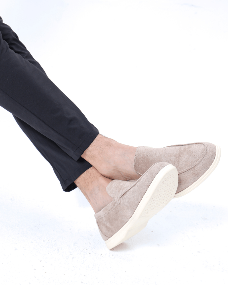 Mocassins en daim Old Money - Beauté Sculptante