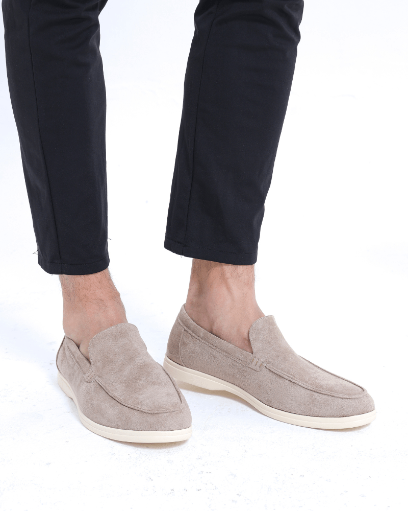Mocassins en daim Old Money - Beauté Sculptante