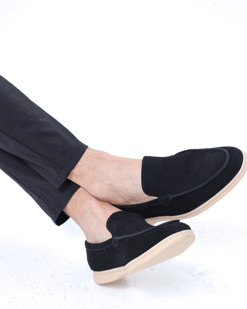 Mocassins en daim Old Money - Beauté Sculptante