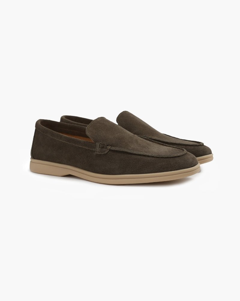 Mocassins en daim Old Money - Beauté Sculptante
