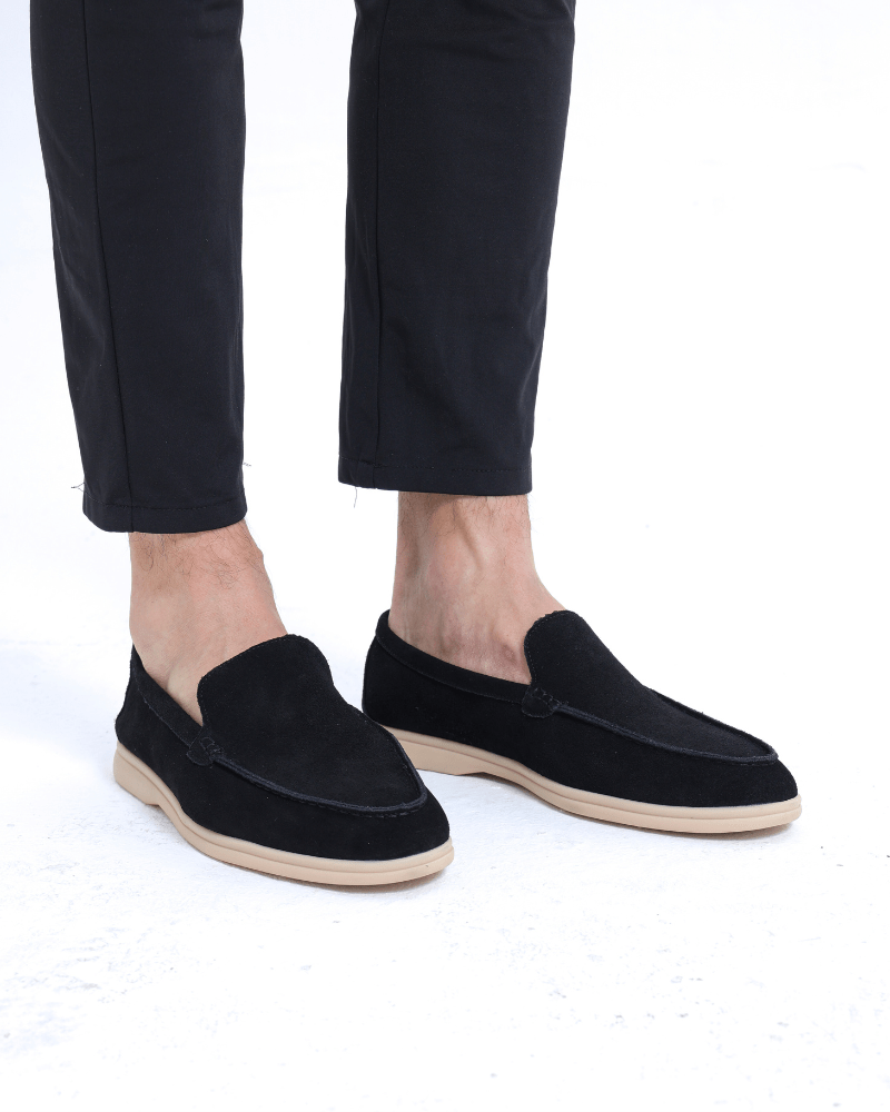 Mocassins en daim Old Money - Beauté Sculptante