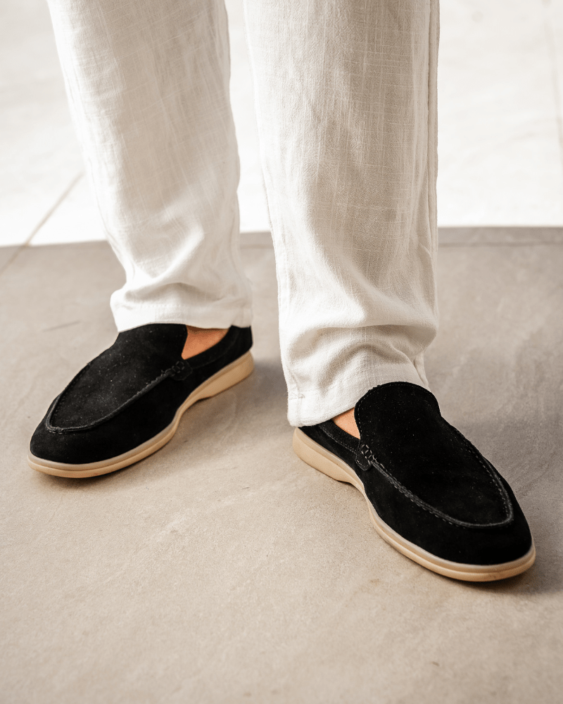Mocassins en daim Old Money - Beauté Sculptante