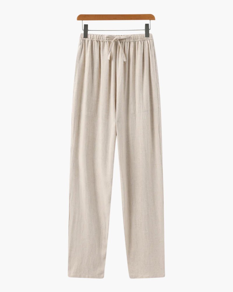 Pantalon en Lin Marrakech (Coupe Oversize) - Beauté Sculptante