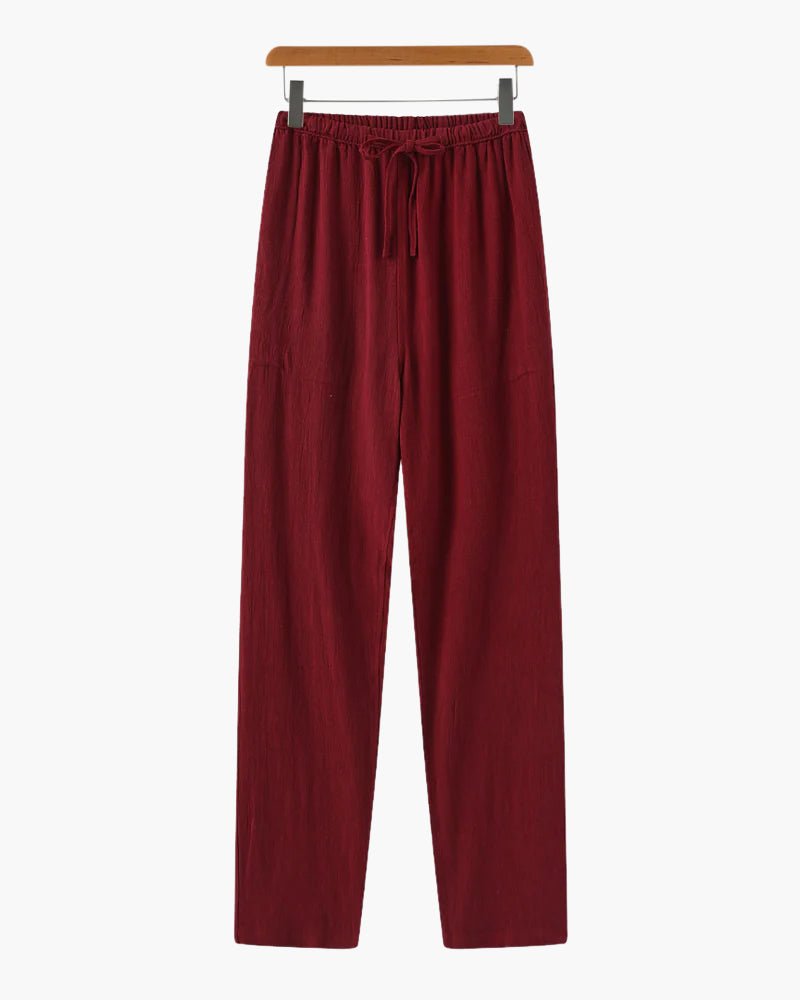 Pantalon en Lin Marrakech (Coupe Oversize) - Beauté Sculptante