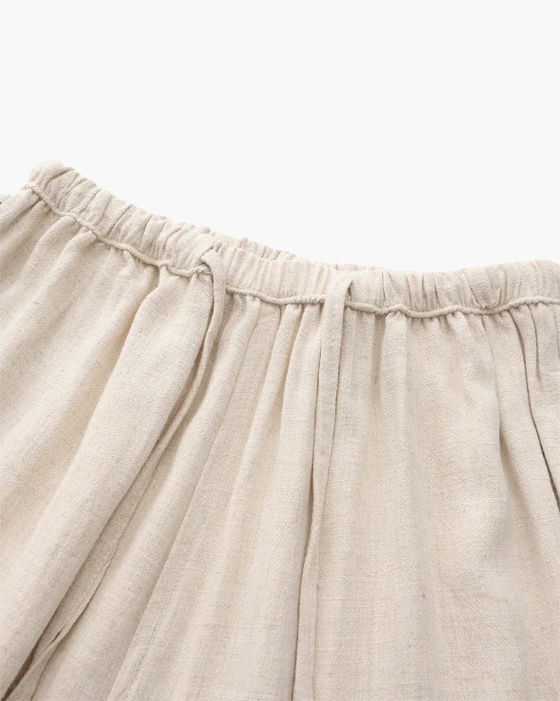 Pantalon en Lin Marrakech (Coupe Oversize) - Beauté Sculptante