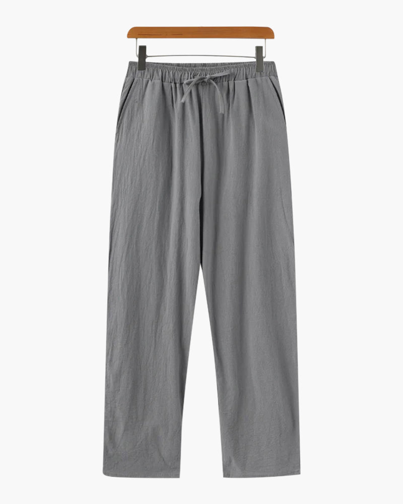 Pantalon en lin Zanzibar (coupe droite) - Beauté Sculptante