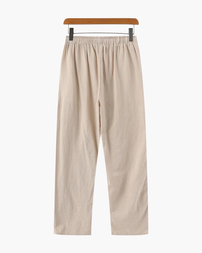 Pantalon en lin Zanzibar (coupe droite) - Beauté Sculptante