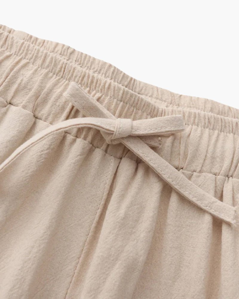 Pantalon en lin Zanzibar (coupe droite) - Beauté Sculptante