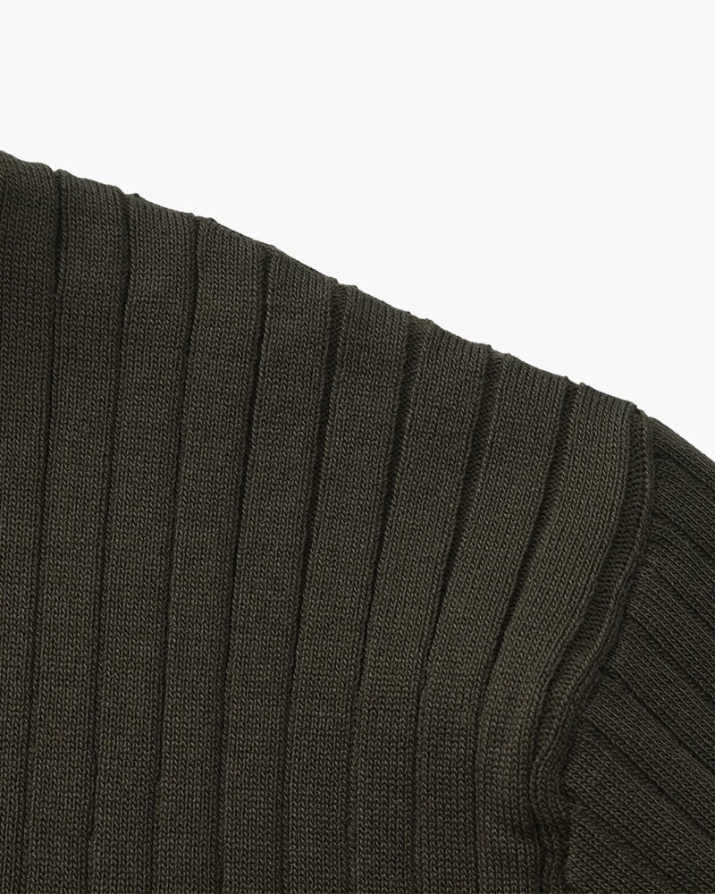 Premium Ribbed Polo - Beauté Sculptante
