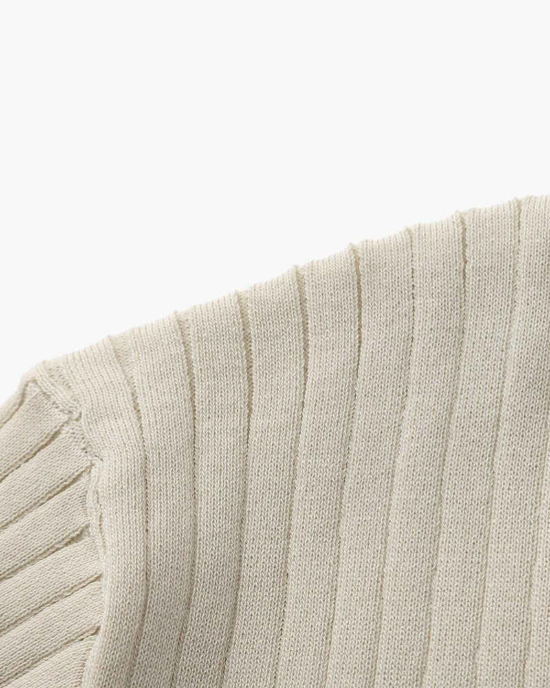 Premium Ribbed Polo - Beauté Sculptante