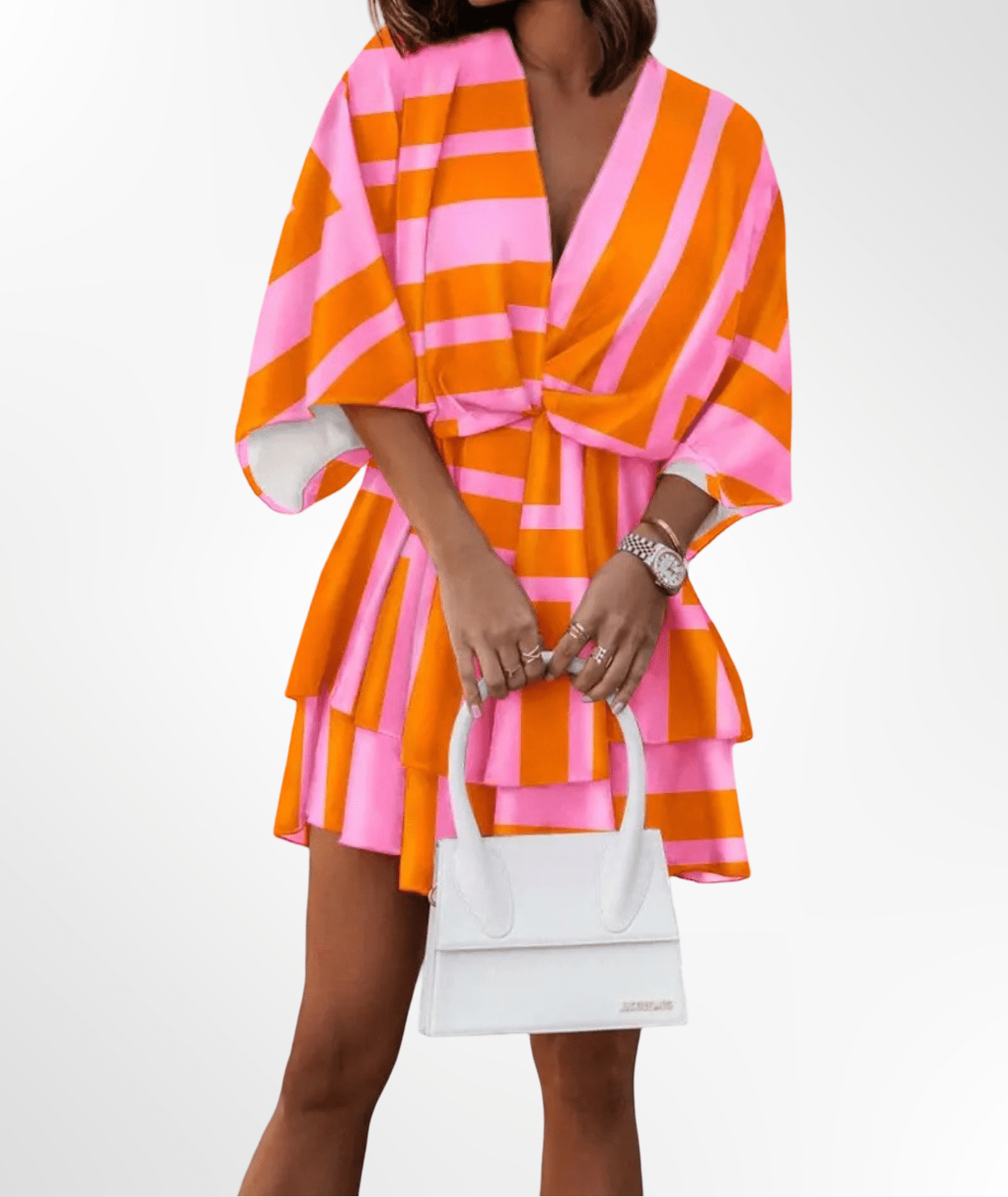Susana | Mini - robe d'été vibrante et chic - Beauté Sculptante
