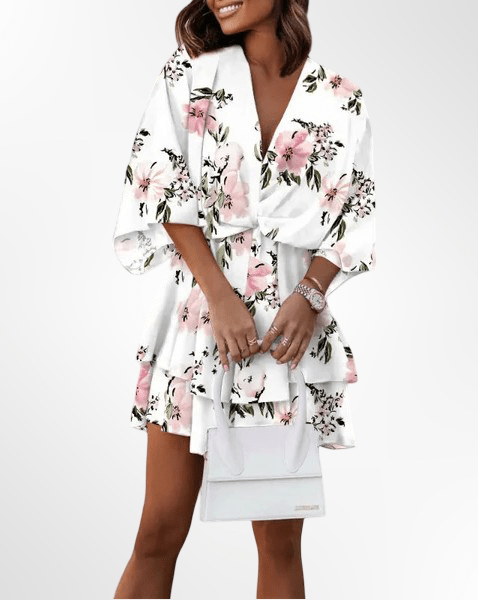 Susana | Mini - robe d'été vibrante et chic - Beauté Sculptante