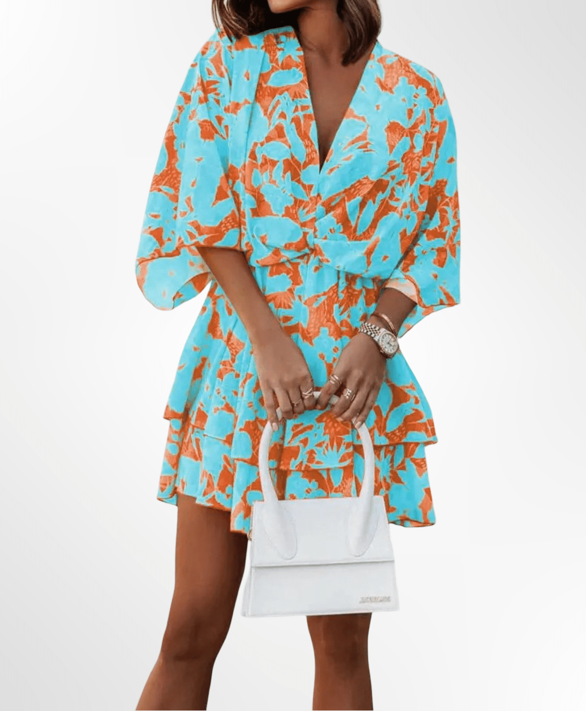 Susana | Mini - robe d'été vibrante et chic - Beauté Sculptante