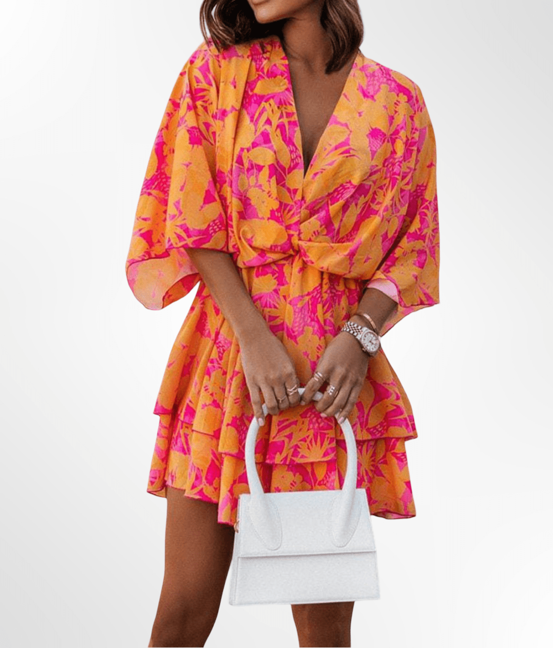 Susana | Mini - robe d'été vibrante et chic - Beauté Sculptante