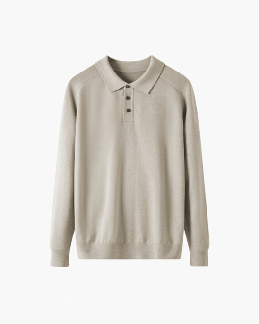100% Premium Wool Polo - Beauté Sculptante