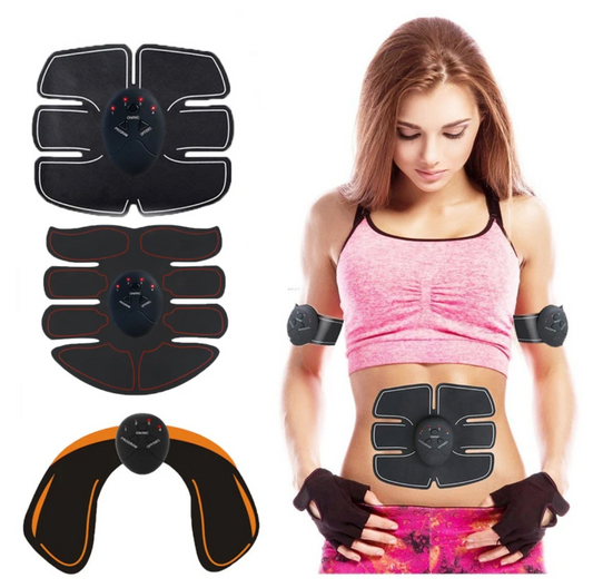 SlimPro – Réducteur de mesures, stimulateur musculaire électrique sans fil. Élimine le ventre, tonifie les fessiers et les abdominaux.