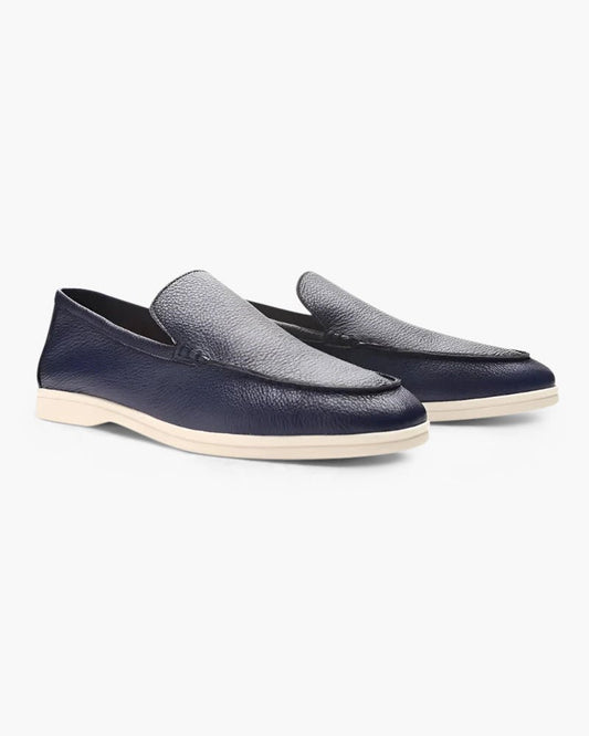 Mocassins en cuir de vachette Old Money - Beauté Sculptante