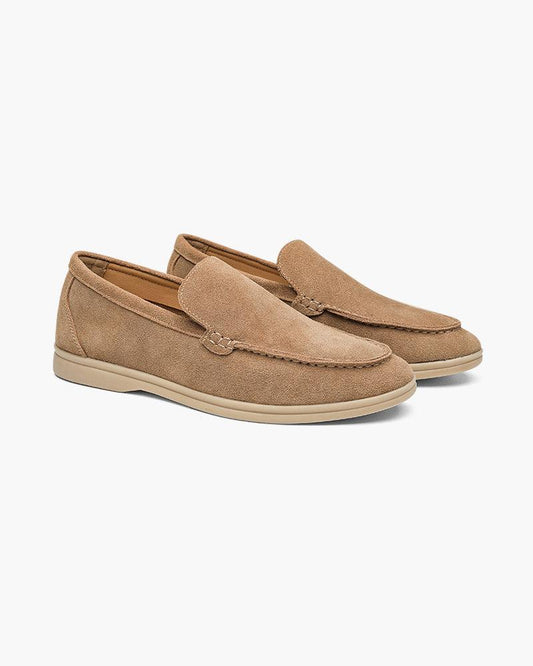 Mocassins en daim Old Money - Beauté Sculptante
